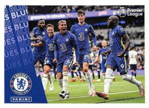 #196 Celebration (Chelsea) Panini Premier League 2022 Sticker Collection
