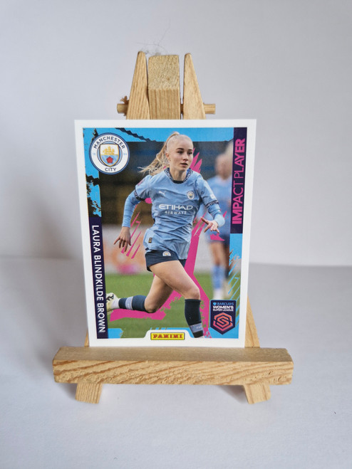 #307 Laura Blindkilde Brown (Manchester City - IMPACT PLAYER) Panini Women's Super League 2025 Sticker Collection