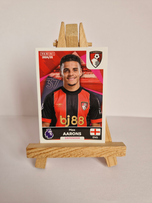 #33 Max Aarons (AFC Bournemouth) Panini Premier League 2025 Sticker Collection #33 Max Aarons (AFC Bournemouth) Panini Premier League 2025 Sticker Collection