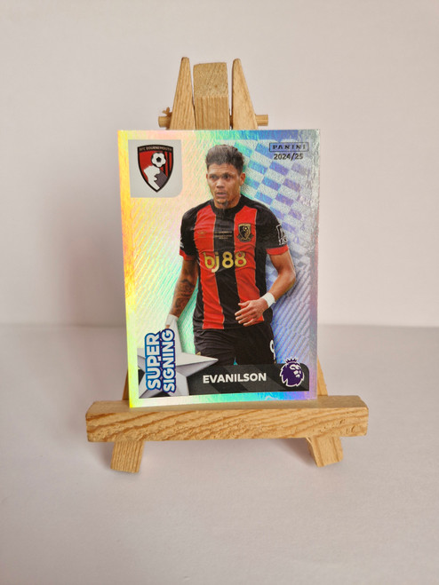#51 Evanilson (AFC Bournemouth) Panini Premier League 2025 Sticker Collection SUPER SIGNING #51 Evanilson (AFC Bournemouth) Panini Premier League 2025 Sticker Collection SUPER SIGNING