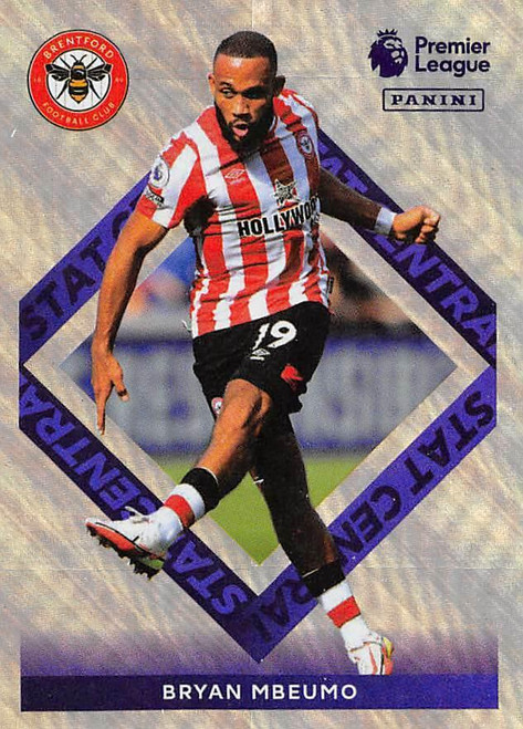#315 Bryan Mbeumo (Brentford) Panini Premier League 2022 Sticker Collection STAT CENTRAL