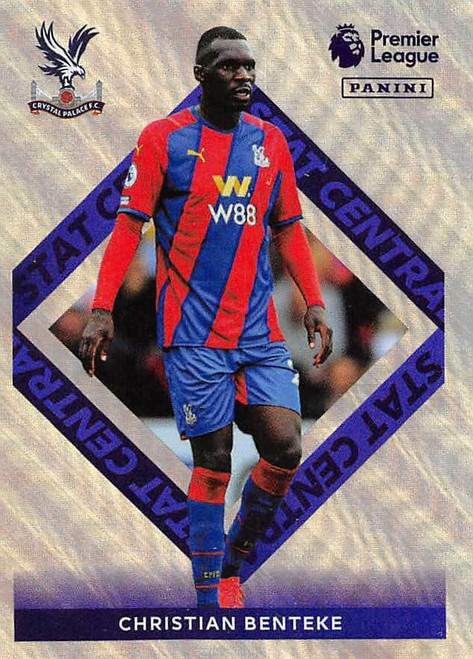 #319 Christian Benteke (Crystal Palace) Panini Premier League 2022 Sticker Collection STAT CENTRAL