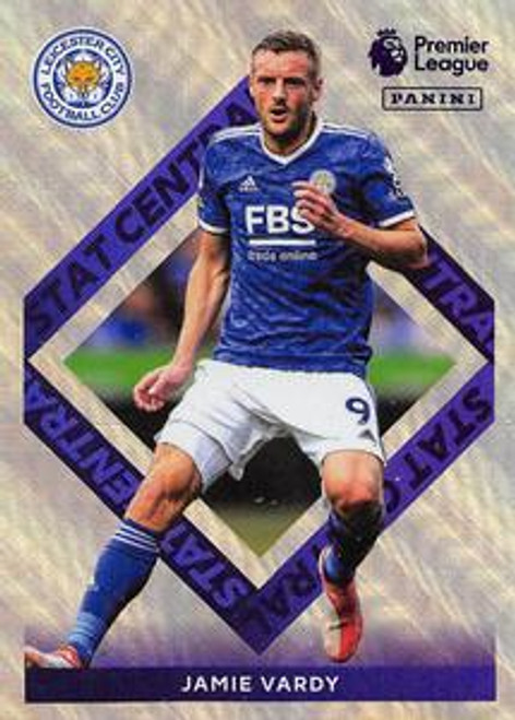 #322 Jamie Vardy (Leicester City) Panini Premier League 2022 Sticker Collection STAT CENTRAL