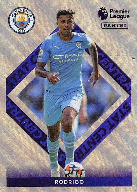 #324 Rodrigo (Manchester City) Panini Premier League 2022 Sticker Collection STAT CENTRAL