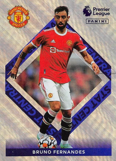 #325 Bruno Fernandes (Manchester United) Panini Premier League 2022 Sticker Collection STAT CENTRAL