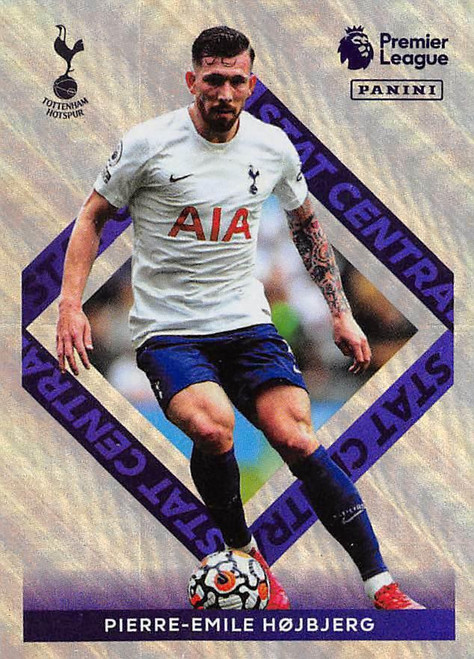 #329 Pierre-Emile Højbjerg (Tottenham Hotspur) Panini Premier League 2022 Sticker Collection STAT CENTRAL