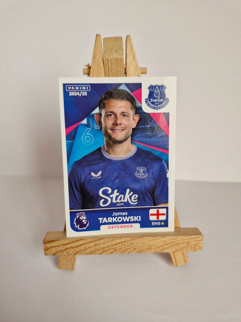 #234 James Tarkowski (Everton) Panini Premier League 2025 Sticker Collection