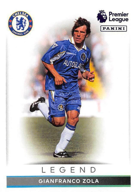 #334 Gianfranco Zola (Chelsea) Panini Premier League 2022 Sticker Collection LEGENDS