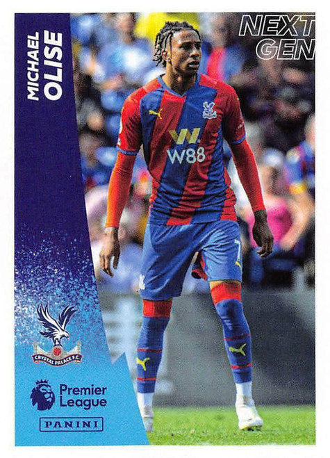#342 Michael Olise (Crystal Palace) Panini Premier League 2022 Sticker Collection NEXT GEN