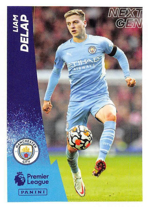 #345 Liam Delap (Manchester City) Panini Premier League 2022 Sticker Collection NEXT GEN