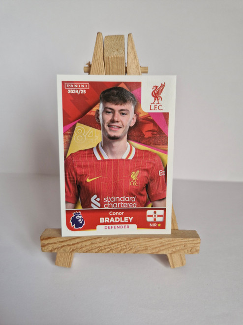 #387 Conor Bradley (Liverpool) Panini Premier League 2025 Sticker Collection