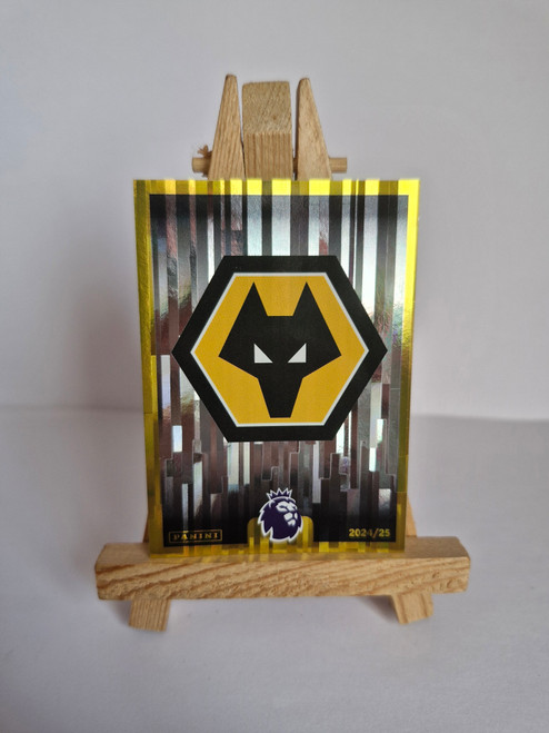 #608 Club Badge (Wolverhampton Wanderers) Panini Premier League 2025 Sticker Collection