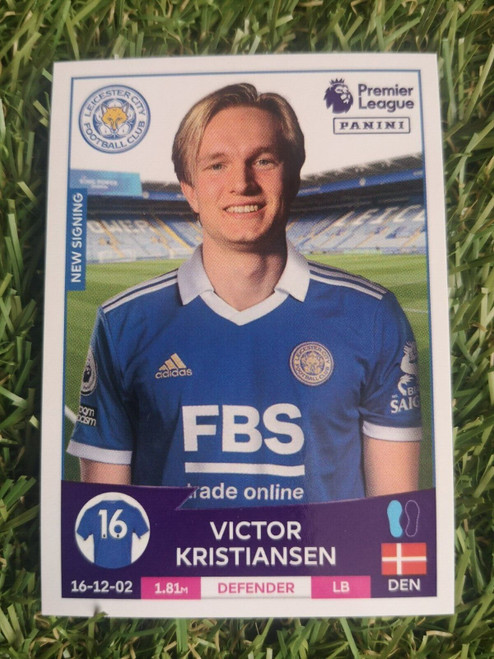 #U25 Victor Kristiansen (Leicester City) Panini Premier League 2023 Transfer Update