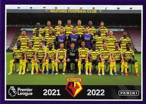 #562 Team Photo (Watford) Panini Premier League 2022 Sticker Collection
