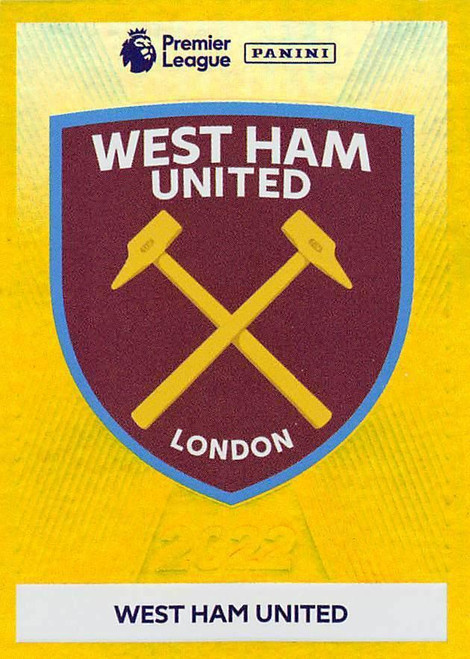 #579 Emblem (West Ham United) Panini Premier League 2022 Sticker Collection