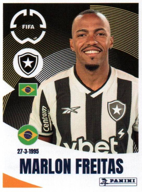 #108 Marlon Freitas (Botafogo) Panini Club World Cup 2025 Sticker Collection