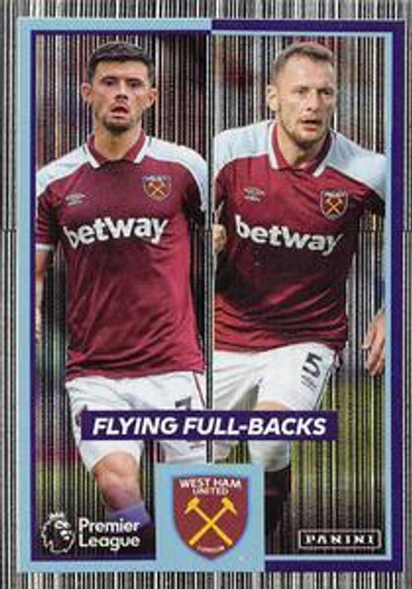#604 Cresswell/ Coufal (West Ham United) Panini Premier League 2022 Sticker Collection POWER PAIR