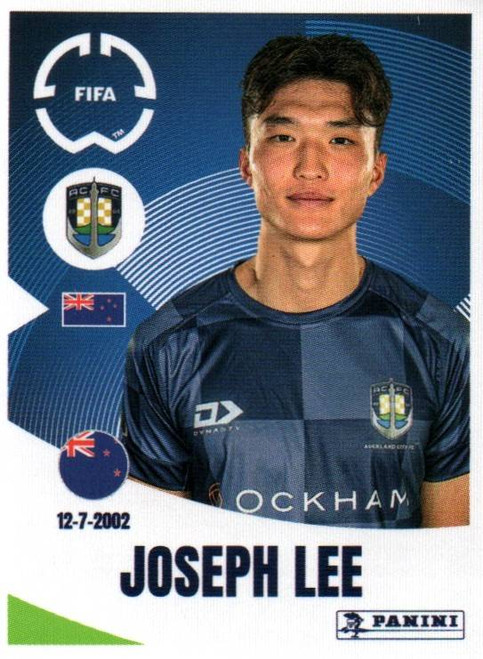 #150 Joseph Lee (Auckland City FC) Panini Club World Cup 2025 Sticker Collection