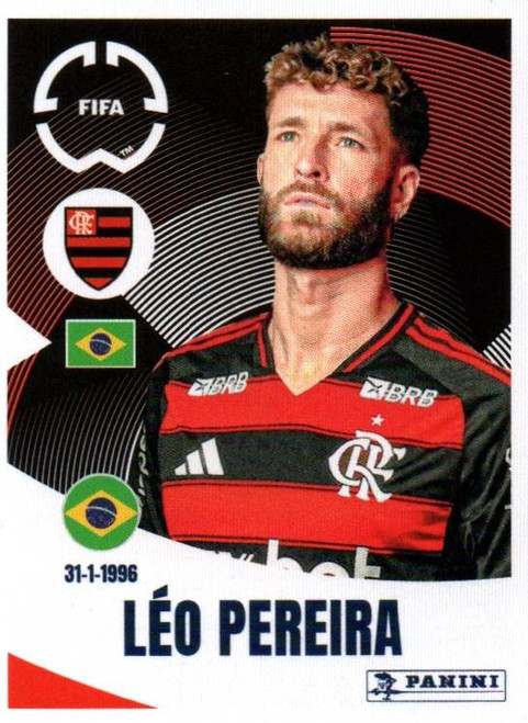 #194 Leo Pereira (CR Flamengo) Panini Club World Cup 2025 Sticker Collection