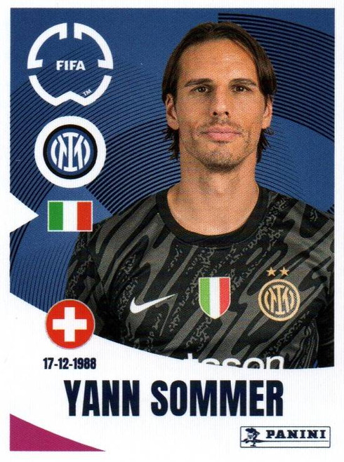 #318 Yann Sommer (FC Internazionale Milano) Panini Club World Cup 2025 Sticker Collection