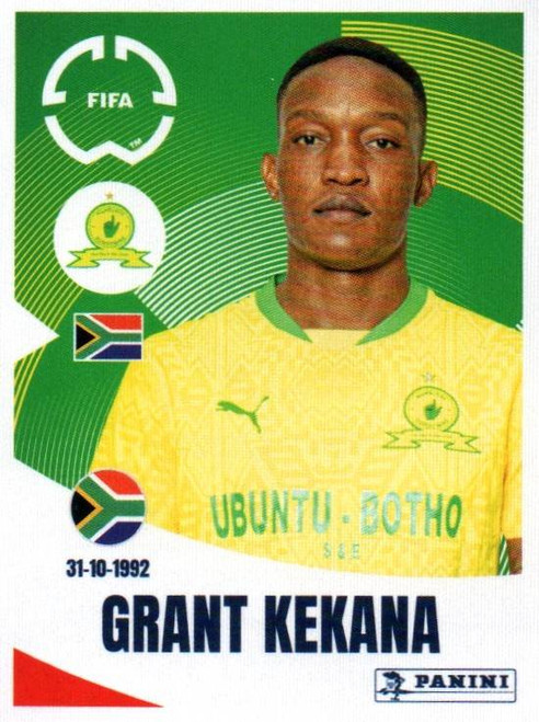 #394 Grant Kekana (Mamelodi Sundowns FC) Panini Club World Cup 2025 Sticker Collection