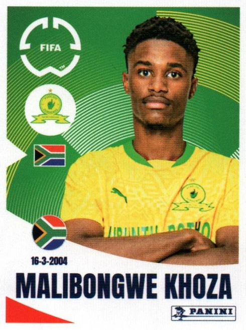 #396 Malibongwe Khoza (Mamelodi Sundowns FC) Panini Club World Cup 2025 Sticker Collection #396 Malibongwe Khoza (Mamelodi Sundowns FC) Panini Club World Cup 2025 Sticker Collection