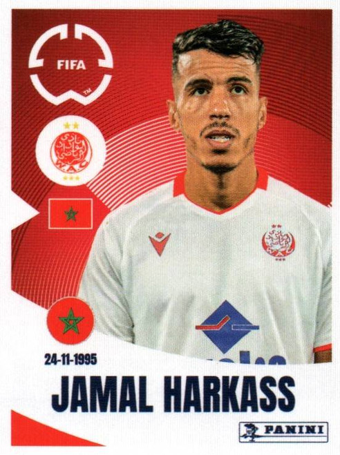 #427 Jamal Harkass (Wydad AC) Panini Club World Cup 2025 Sticker Collection