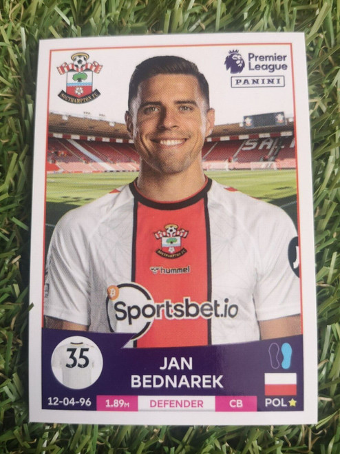 #U37 Jan Bednarek (Southampton) Panini Premier League 2023 Transfer Update