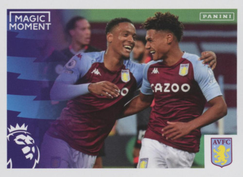 #78 Magic Moment (Aston Villa) Panini Premier League 2021 Sticker Collection