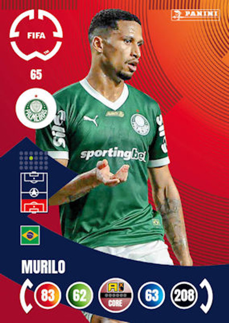#65 Murilo (SE Palmeiras) Panini Adrenalyn XL FIFA Club World Cup 2025