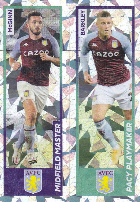 #79 McGinn/ Barkley (Aston Villa) Panini Premier League 2021 Sticker Collection