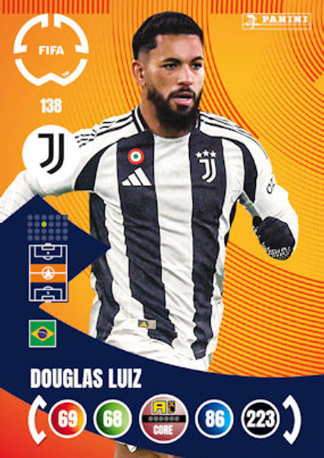 #138 Douglas Luiz (Juventus) Panini Adrenalyn XL FIFA Club World Cup 2025 #138 Douglas Luiz (Juventus) Panini Adrenalyn XL FIFA Club World Cup 2025
