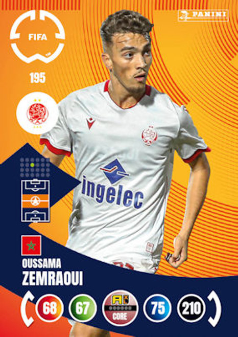 #195 Oussama Zemraoui (Wydad AC) Panini Adrenalyn XL FIFA Club World Cup 2025 #195 Oussama Zemraoui (Wydad AC) Panini Adrenalyn XL FIFA Club World Cup 2025