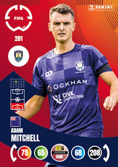 #201 Adam Mitchell (Auckland City FC) Panini Adrenalyn XL FIFA Club World Cup 2025 #201 Adam Mitchell (Auckland City FC) Panini Adrenalyn XL FIFA Club World Cup 2025