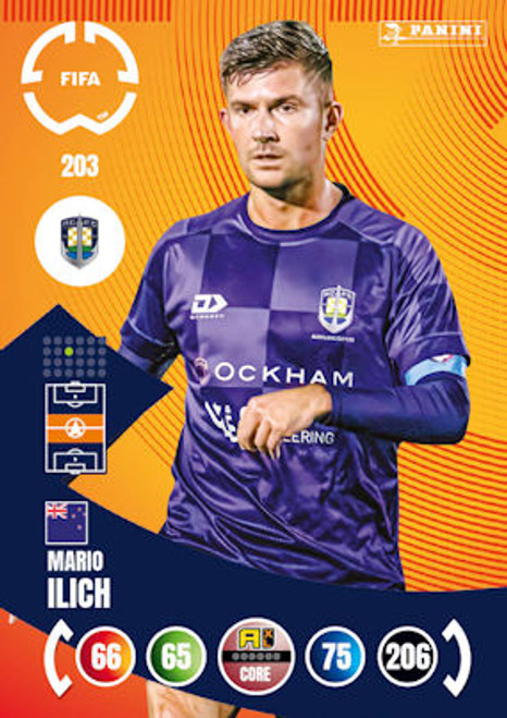 #203 Mario Ilich (Auckland City FC) Panini Adrenalyn XL FIFA Club World Cup 2025 #203 Mario Ilich (Auckland City FC) Panini Adrenalyn XL FIFA Club World Cup 2025