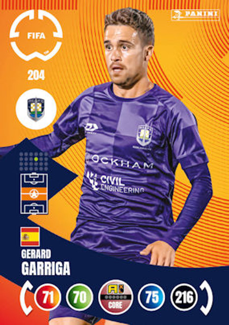 #204 Gerard Garriga (Auckland City FC) Panini Adrenalyn XL FIFA Club World Cup 2025 #204 Gerard Garriga (Auckland City FC) Panini Adrenalyn XL FIFA Club World Cup 2025