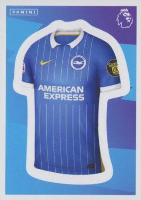 #93 Home Kit (Brighton & Hove Albion) Panini Premier League 2021 Sticker Collection