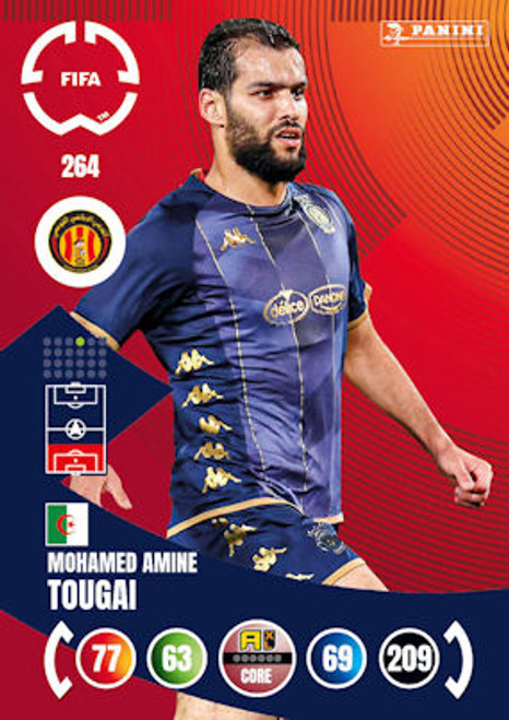 #264 Mohamed Amine Tougai (Espérance de Tunis) Panini Adrenalyn XL FIFA Club World Cup 2025 #264 Mohamed Amine Tougai (Espérance de Tunis) Panini Adrenalyn XL FIFA Club World Cup 2025