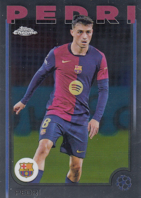 #174 Pedri (FC Barcelona) 2024-25 Topps Chrome UEFA Club Competitions