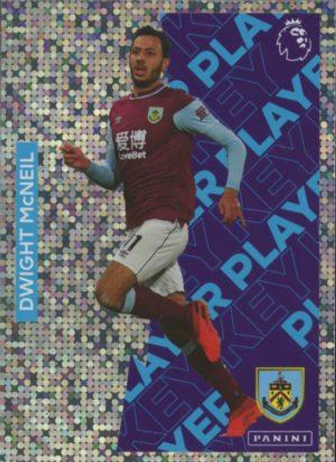 #134 Dwight McNeil (Burnley) Panini Premier League 2021 Sticker Collection KEY PLAYER