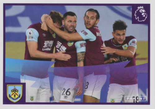 #135 Classy Clarets (Burnley) Panini Premier League 2021 Sticker Collection