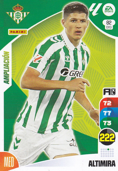 #82bis Altimira (Real Betis) Panini Adrenalyn XL La Liga 2024-25 #82bis Altimira (Real Betis) Panini Adrenalyn XL La Liga 2024-25