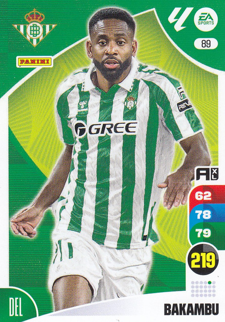 #89 Bakambu (Real Betis) Panini Adrenalyn XL La Liga 2024-25 #89 Bakambu (Real Betis) Panini Adrenalyn XL La Liga 2024-25