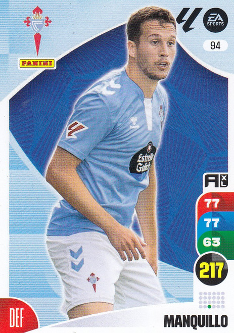 #94 Manquillo (Celta Vigo) Panini Adrenalyn XL La Liga 2024-25