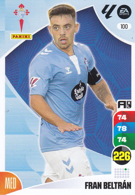 #100 Fran Beltran (Celta Vigo) Panini Adrenalyn XL La Liga 2024-25 #100 Fran Beltran (Celta Vigo) Panini Adrenalyn XL La Liga 2024-25