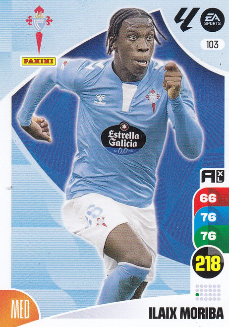 #103 Ilaix Moriba (Celta Vigo) Panini Adrenalyn XL La Liga 2024-25 #103 Ilaix Moriba (Celta Vigo) Panini Adrenalyn XL La Liga 2024-25