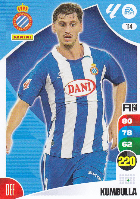 #114 Kumbulla (RCD Espanyol) Panini Adrenalyn XL La Liga 2024-25 #114 Kumbulla (RCD Espanyol) Panini Adrenalyn XL La Liga 2024-25