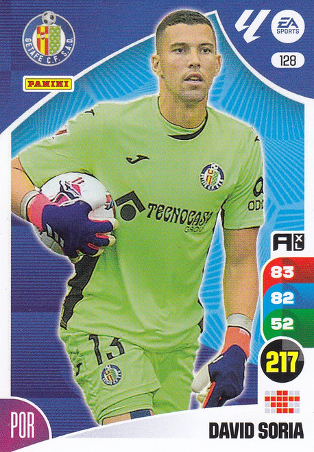 #128 David Soria (Getafe CF) Panini Adrenalyn XL La Liga 2024-25