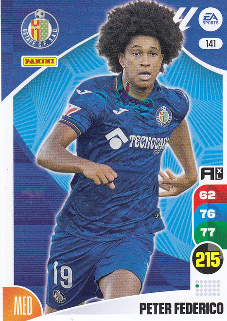#141 Peter Federico (Getafe CF) Panini Adrenalyn XL La Liga 2024-25 #141 Peter Federico (Getafe CF) Panini Adrenalyn XL La Liga 2024-25