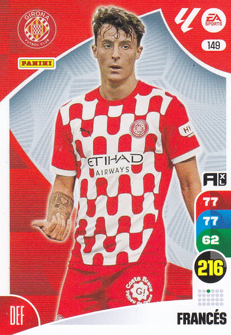 #149 Frances (Girona FC) Panini Adrenalyn XL La Liga 2024-25 #149 Frances (Girona FC) Panini Adrenalyn XL La Liga 2024-25